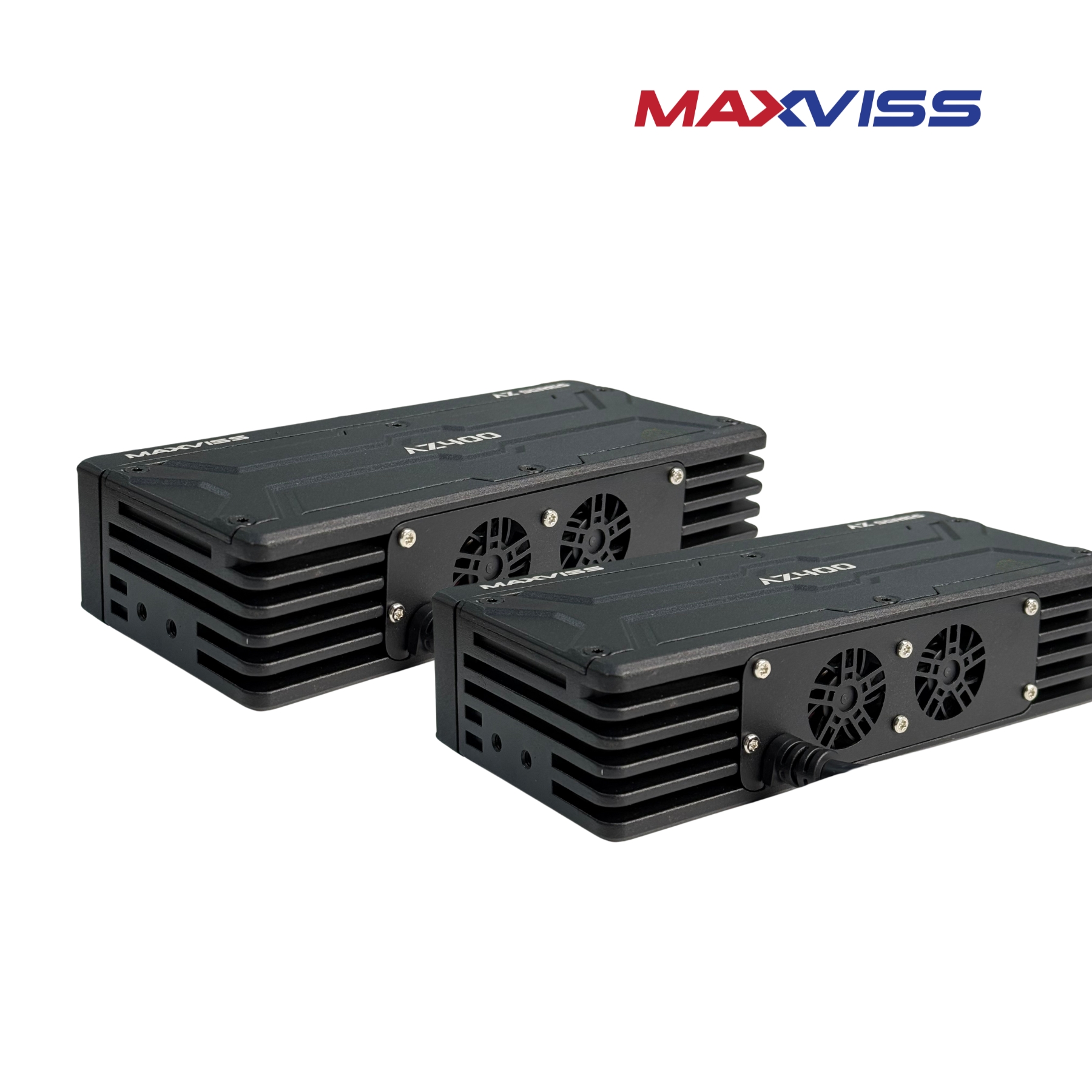 Thiết kế thân đèn và tản nhiệt Maxviss AZ400