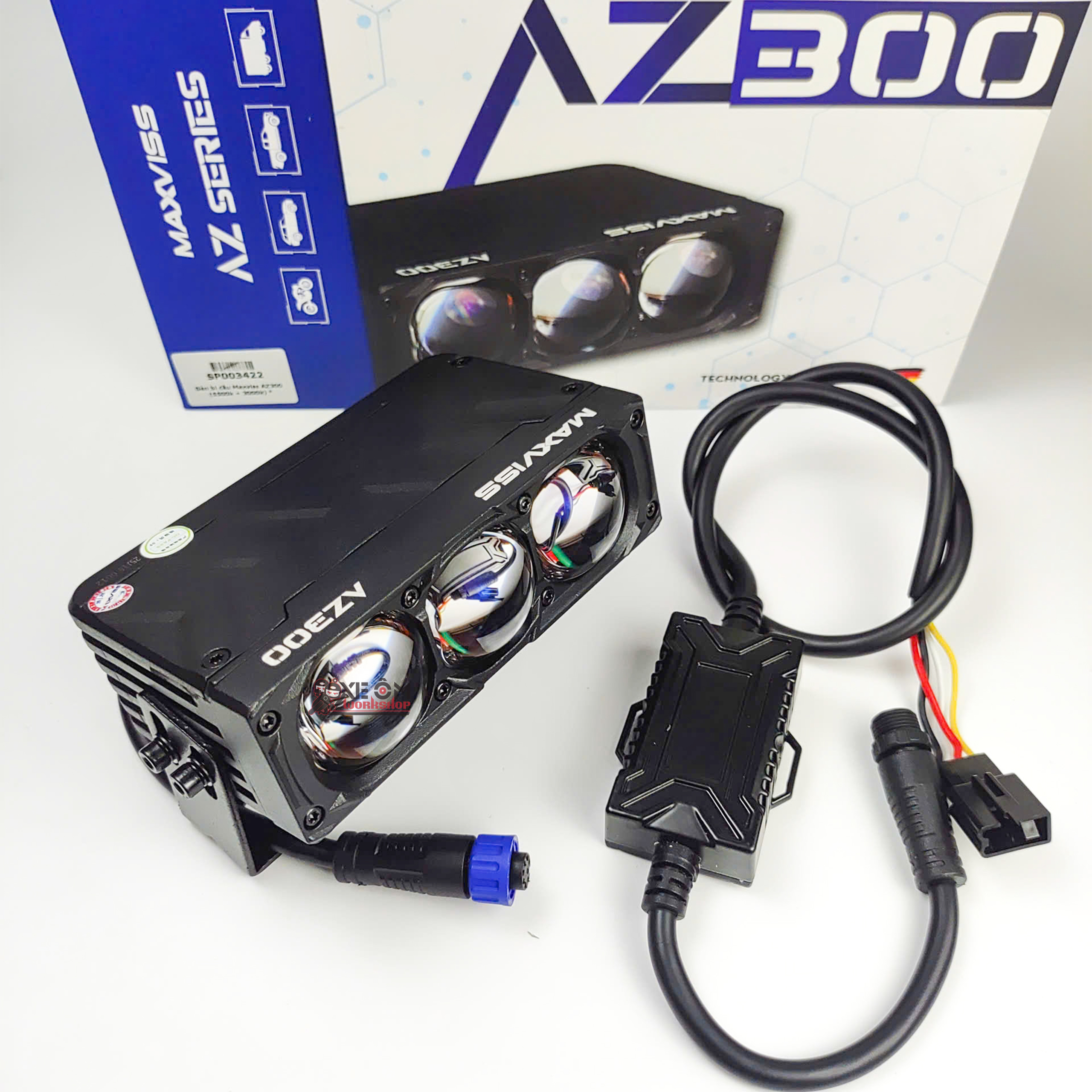 Trọn bộ đèn bi cầu Maxviss AZ300 V2