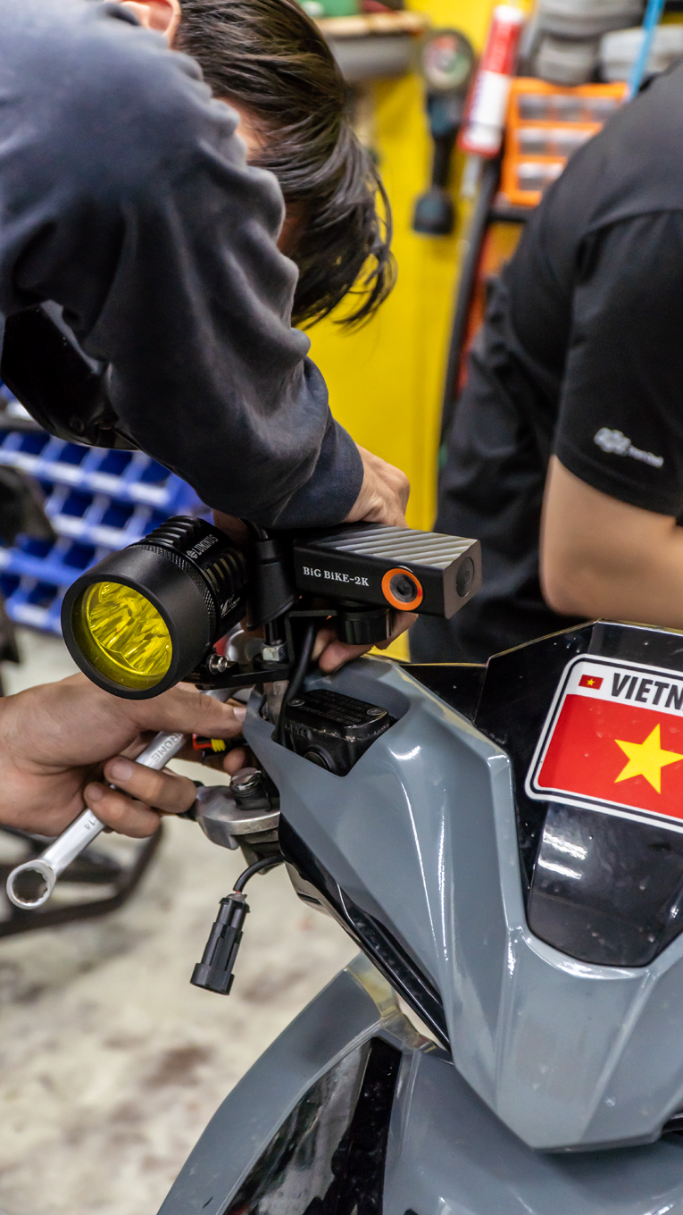 Vị trí lắp đặt camera hành trình Thiên Phương