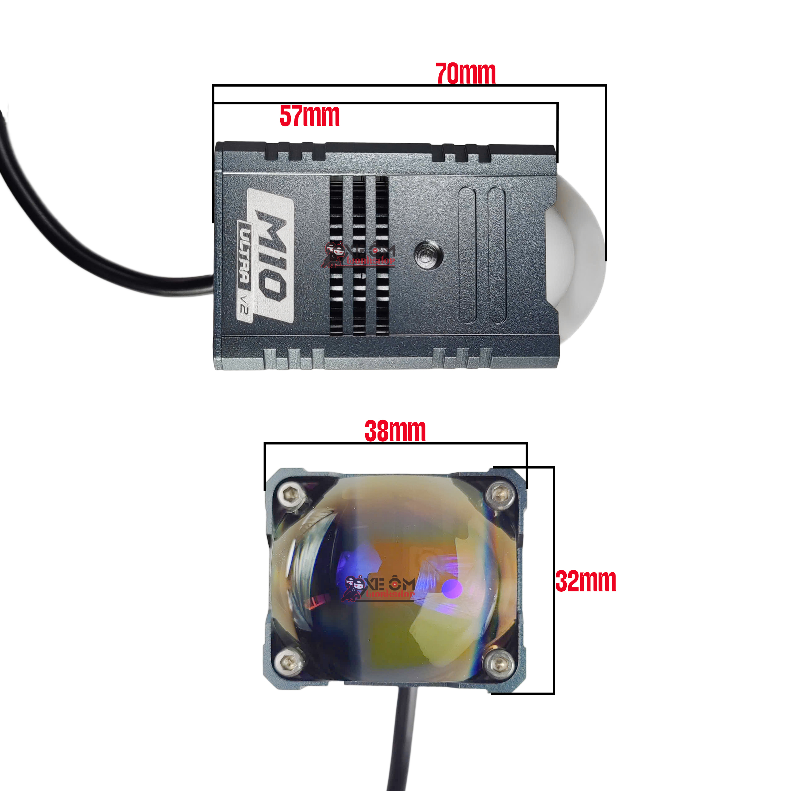Kích thước Titan M10 Ultra V2