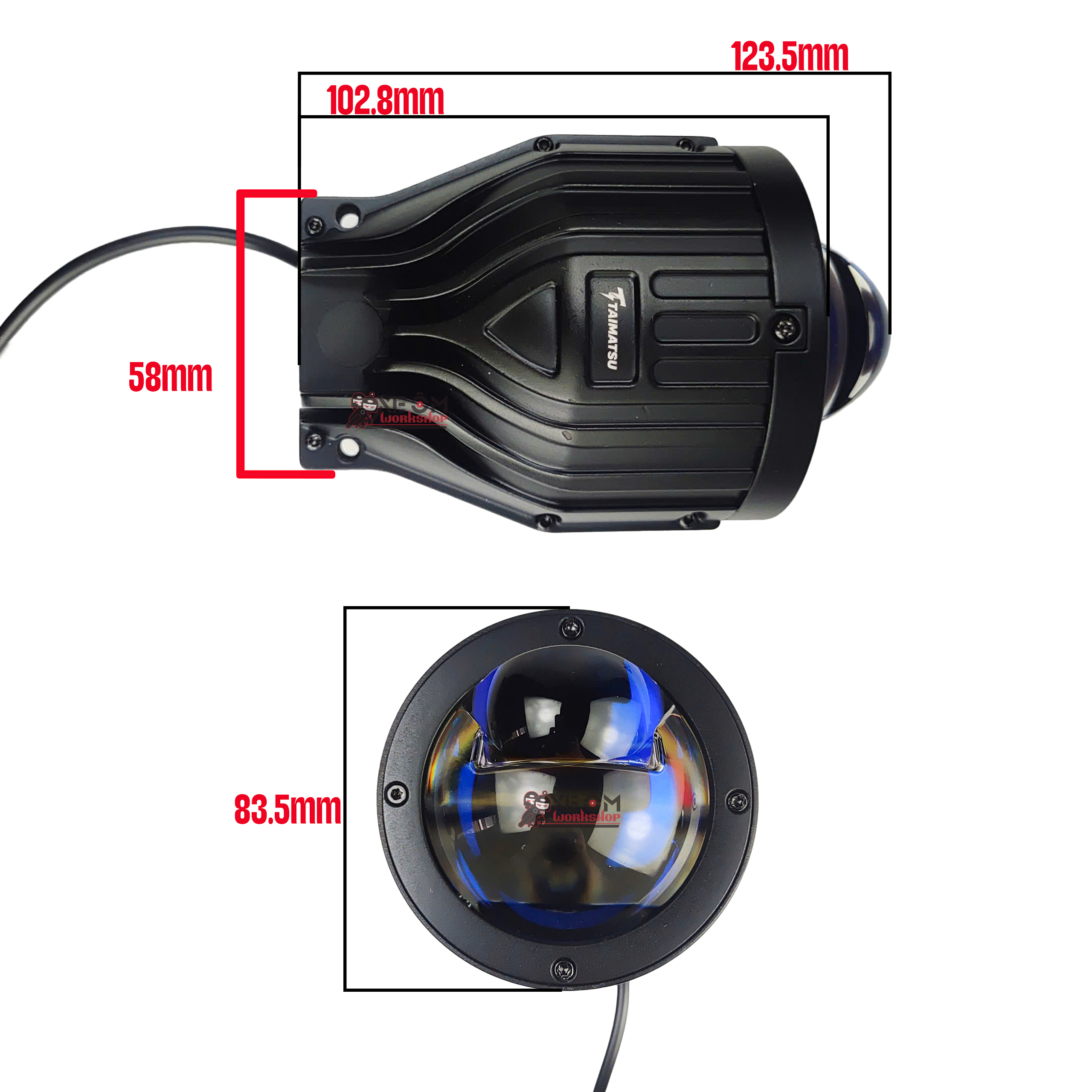 Kích thước Taimatsu Force1 3 inch